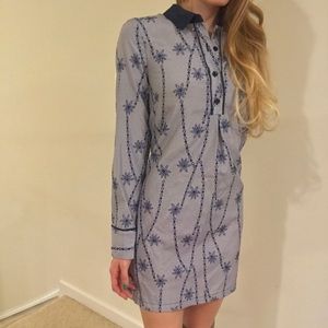 😍😍 NWT BCBGenerarion Cuffed Sleeved Navy Dress
